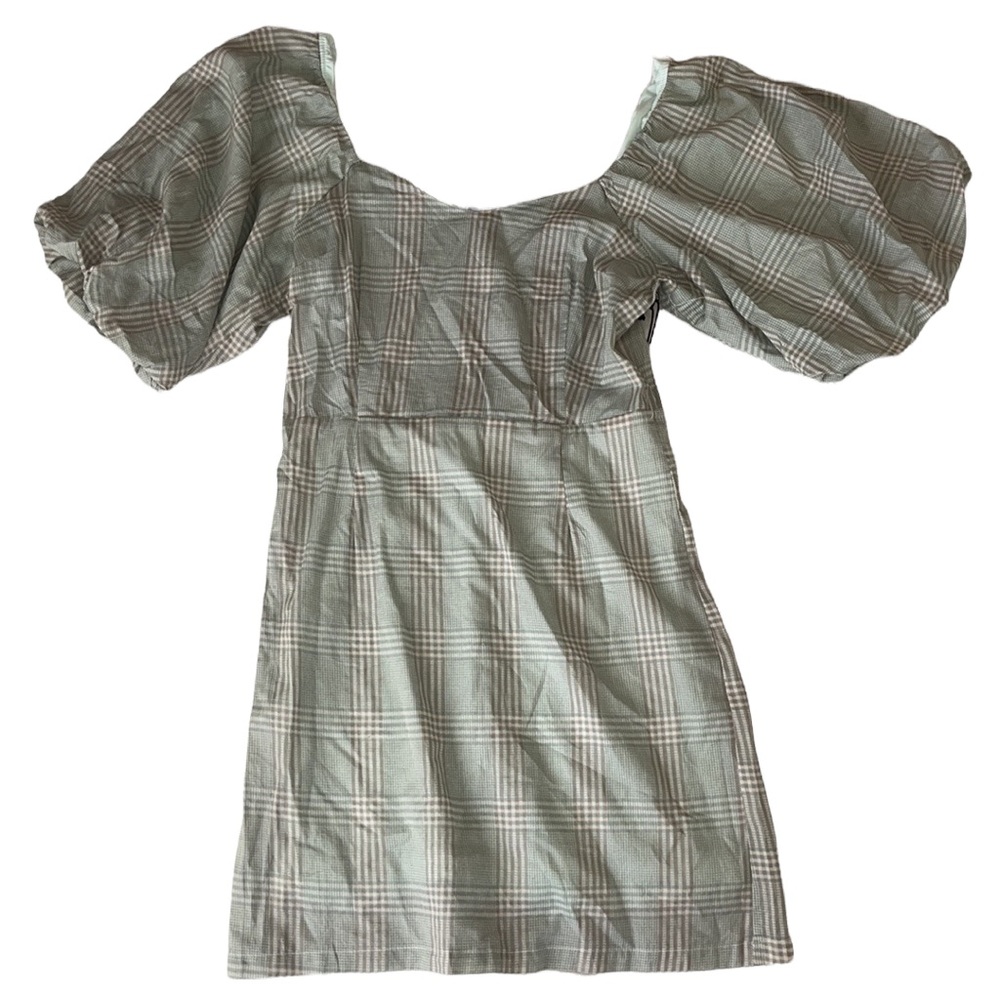 Milk & Honey Puff Sleeve mini dress